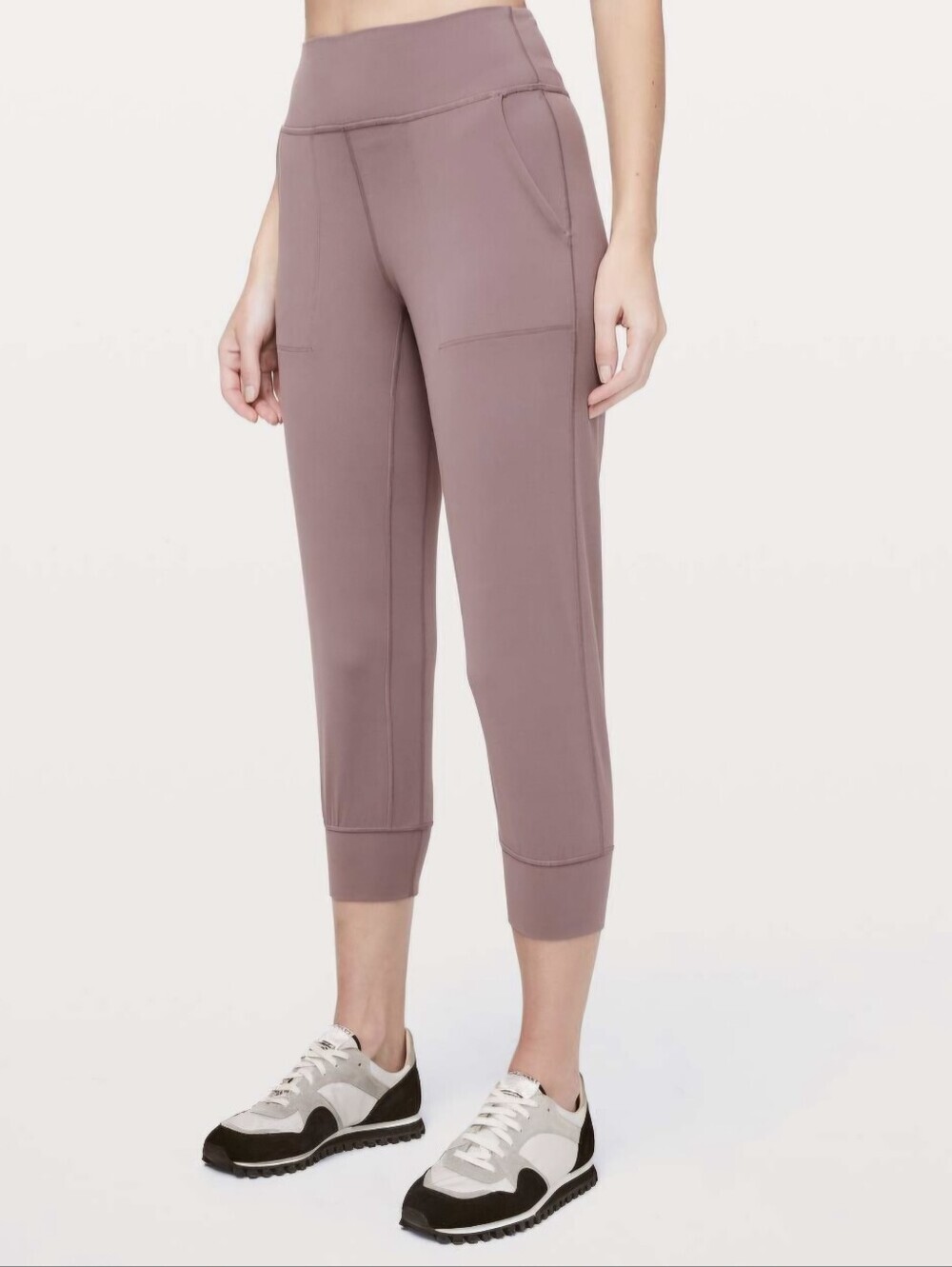 Lululemon Align Jogger Crop 23" Antique Bark 8 Travel Performance Yoga Gym Run